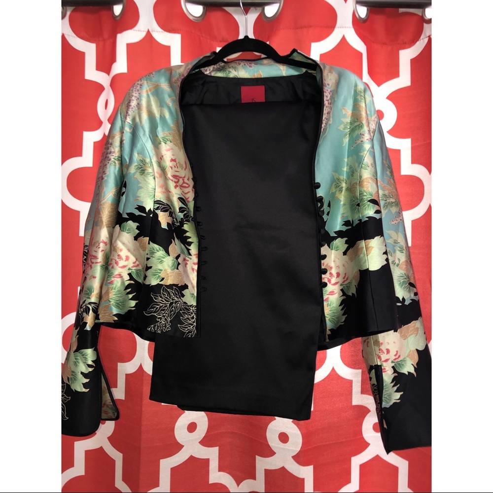 Two piece skirt suit
